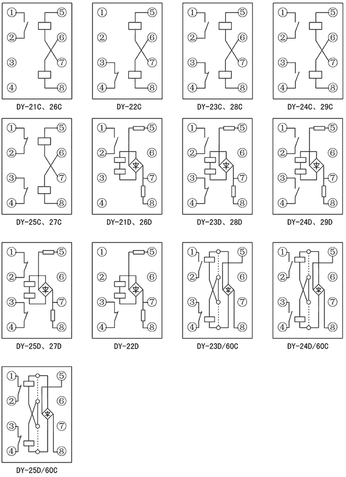 DY-23C/60C内部接线图